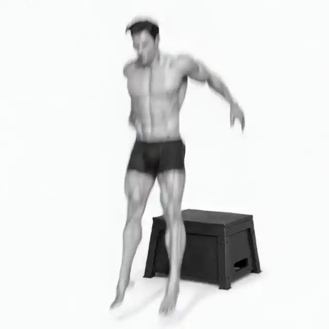 Depth Jump movement demonstration