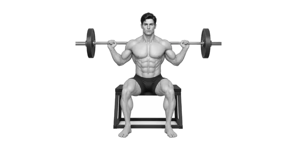 Box squat beginposisie en gewrigsbelyning