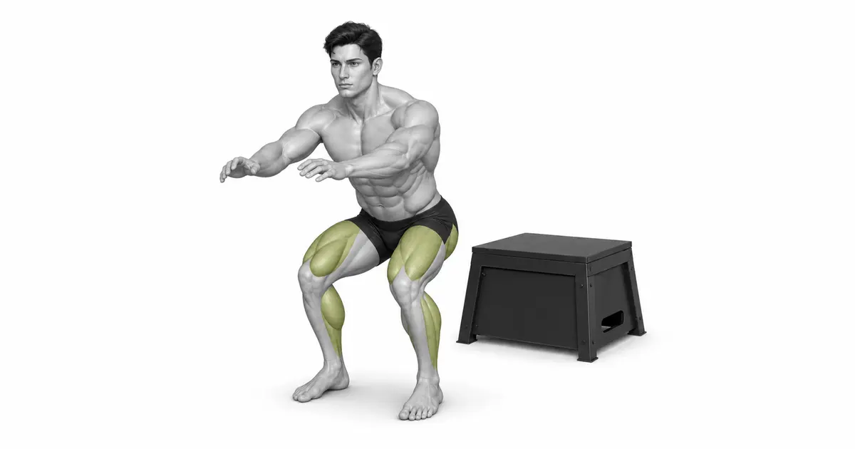 Depth Jump — The first drop should only be as high as the box to ensure consistent comparison of responsiveness