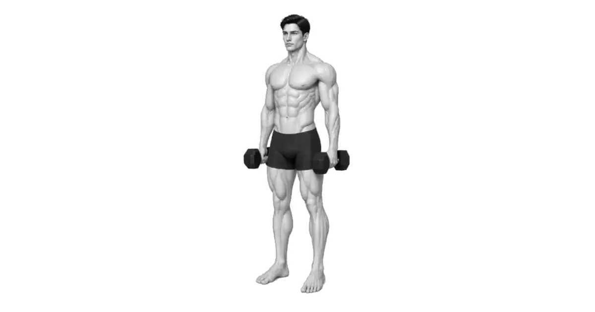Dumbbell Deadlift Starting Position at Joint Alignment