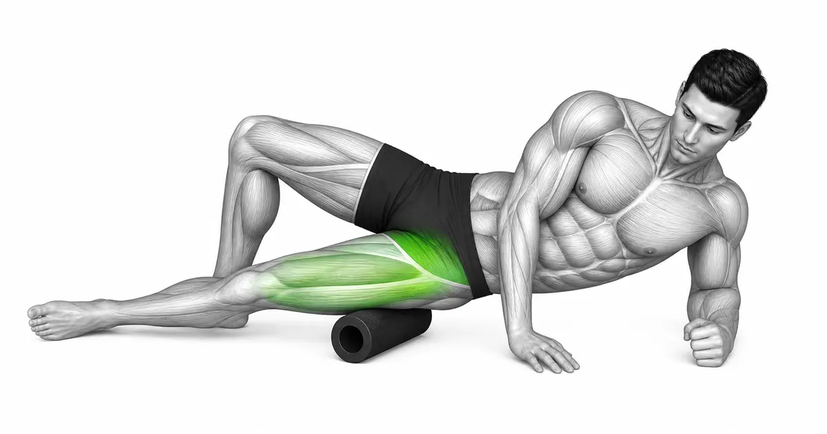 Foam Roller - IT Band — 1. Posisionering en basislynkontroles