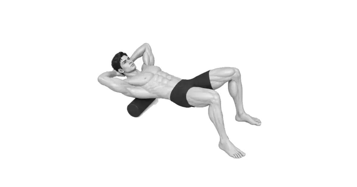 Foam roller (ខាងក្រោយ) ទីតាំងចាប់ផ្តើម និងការតម្រឹមសន្លាក់