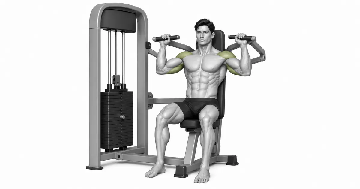 Stable motion trajectory of machine shoulder press