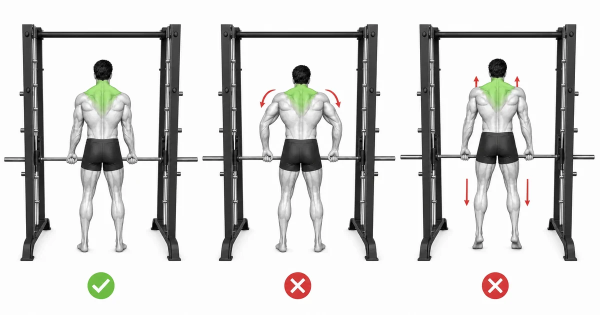 ماشین شانه بالا انداختن — محدوده و باری را انتخاب کنید که Shrug Machine را تکرارپذیر نگه دارد