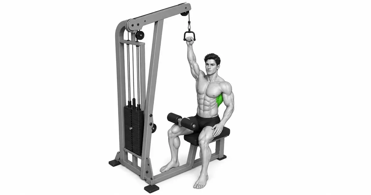 Ingalo eyodwa lat pulldown — Hlola ikhebula nesibambo