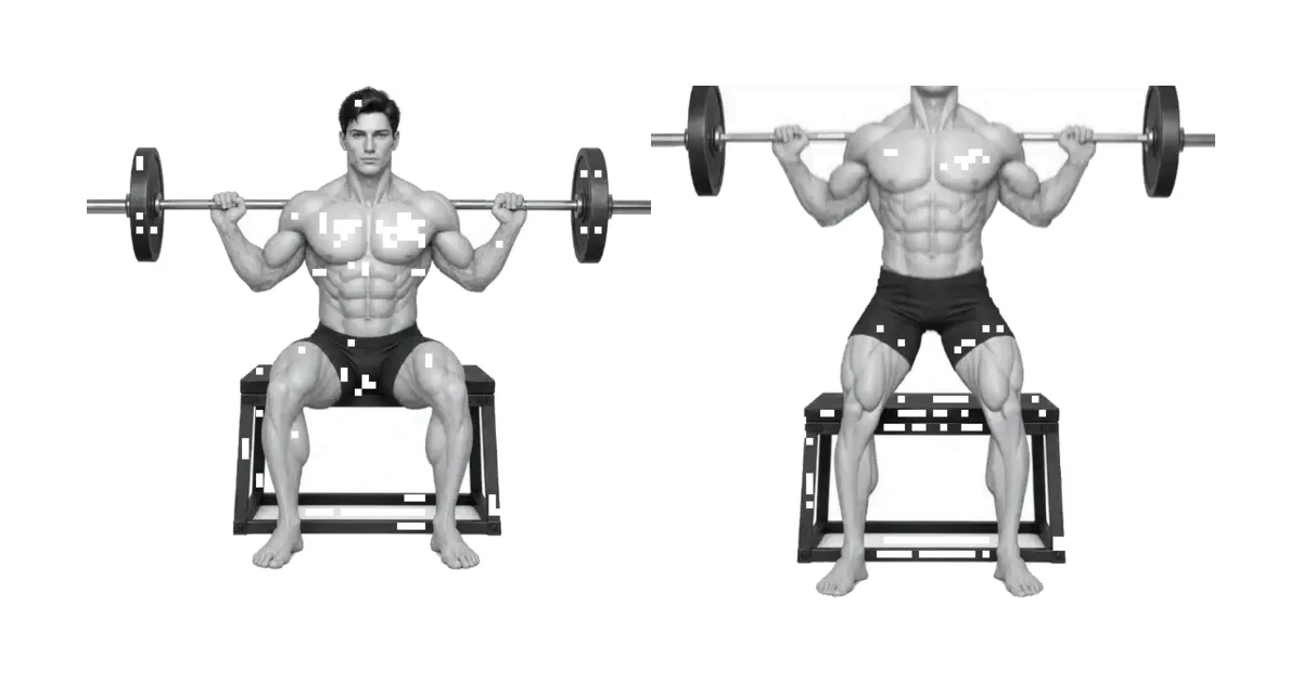 Box Squat — Die beheerbare reeks is die korrekte bewegingsreeks