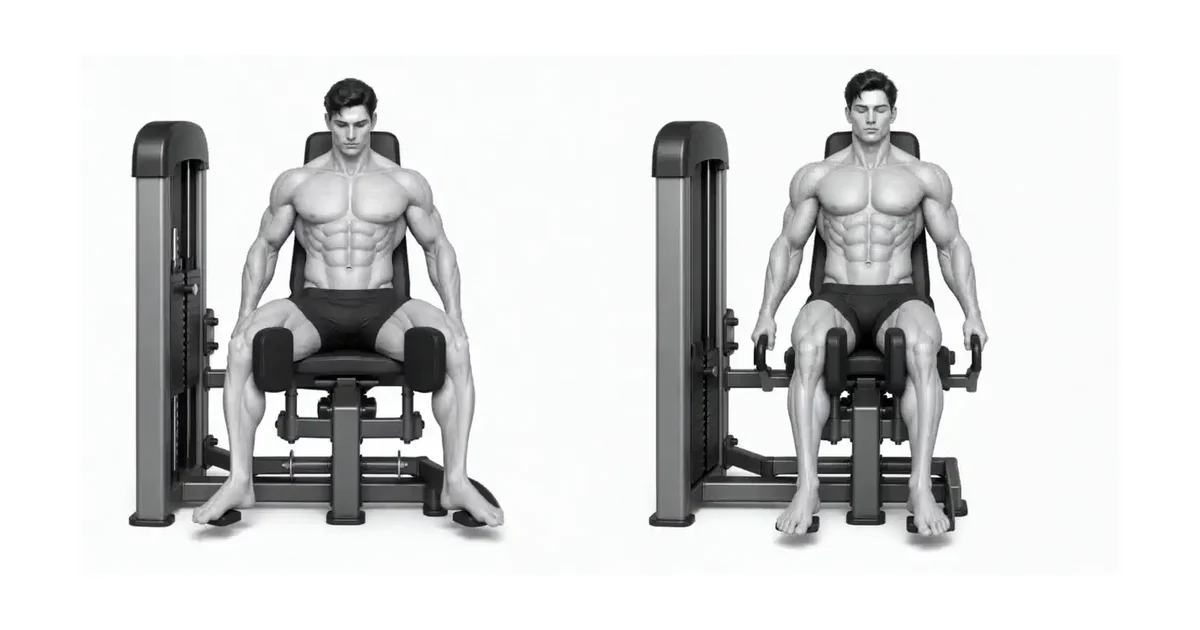 Hip Adductor Machine — En rekkevidde som forlater bekkenet nøytral er prioritert over en bred startbredde.