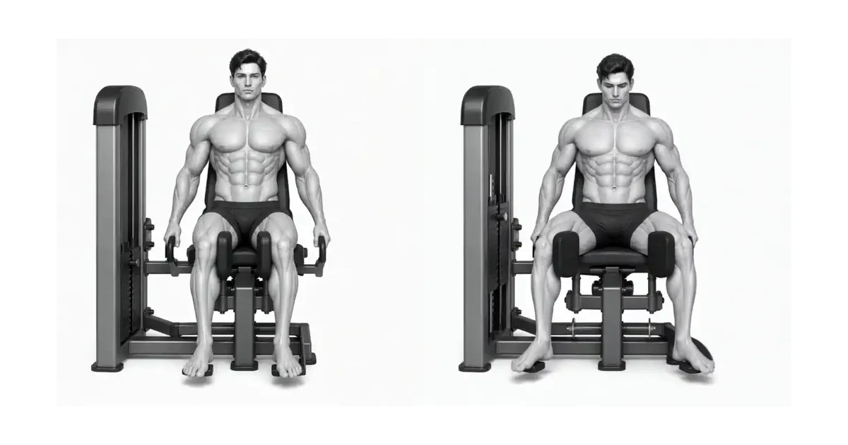 Hip Adductor Machine — Sørg for at begge putene beveger seg med samme hastighet