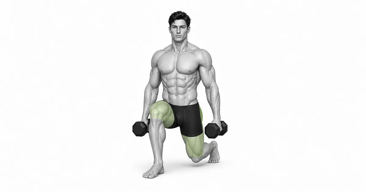 Walking Lunge — طول گام و عرض چپ و راست با هم زانو و تعادل را تعیین می کنند