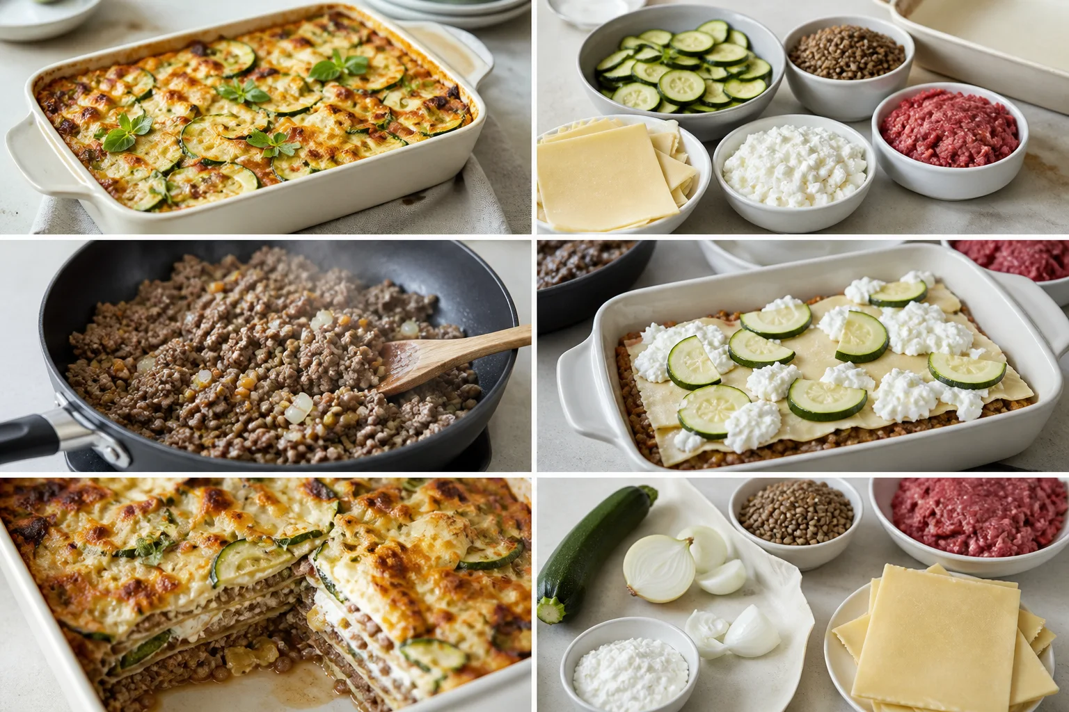 Færdig lettere hjemmelavet Lasagne