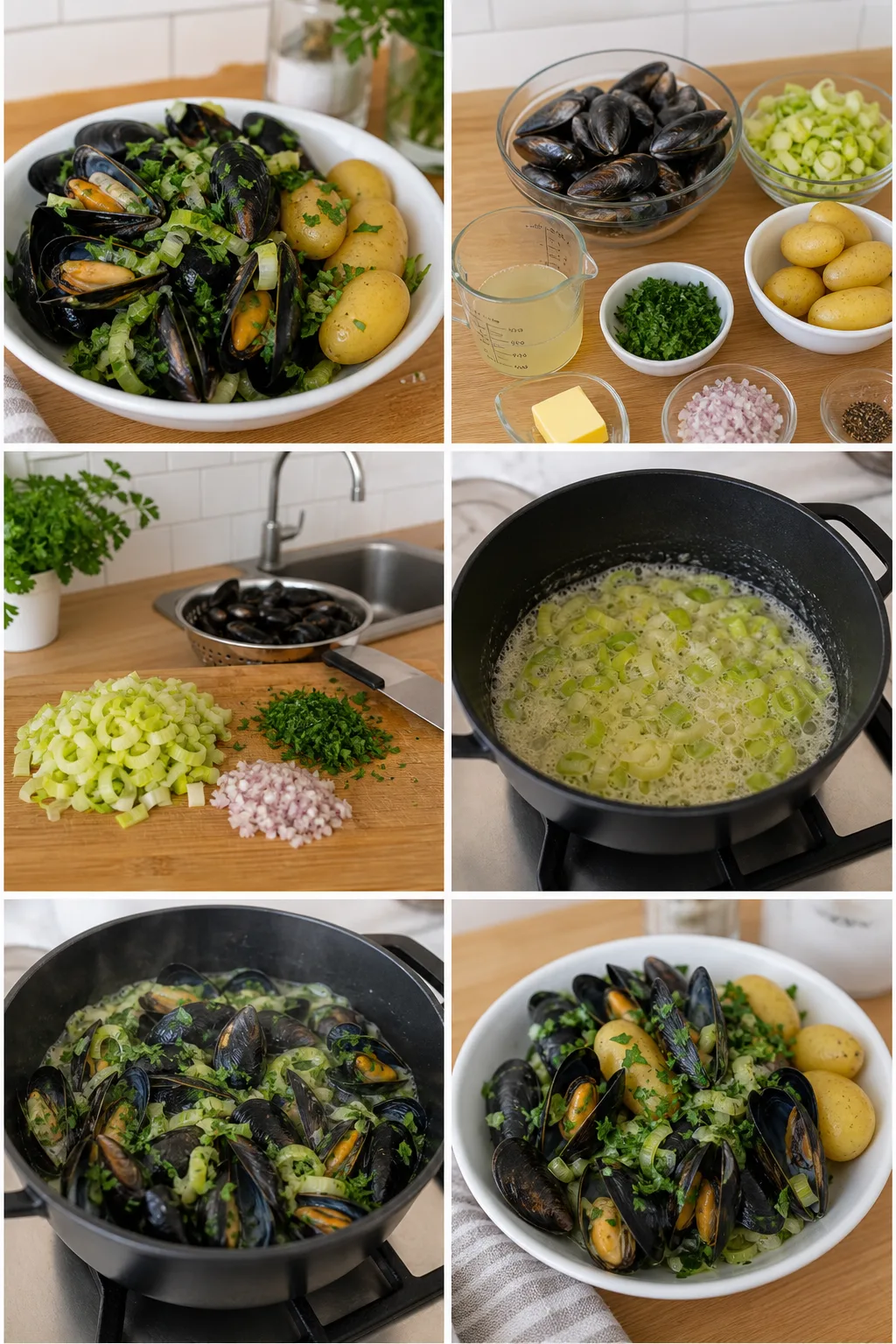 Moules marinières français allégé prêt à servir