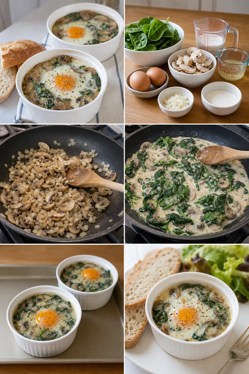 Œufs cocotte français allégé prêt à servir