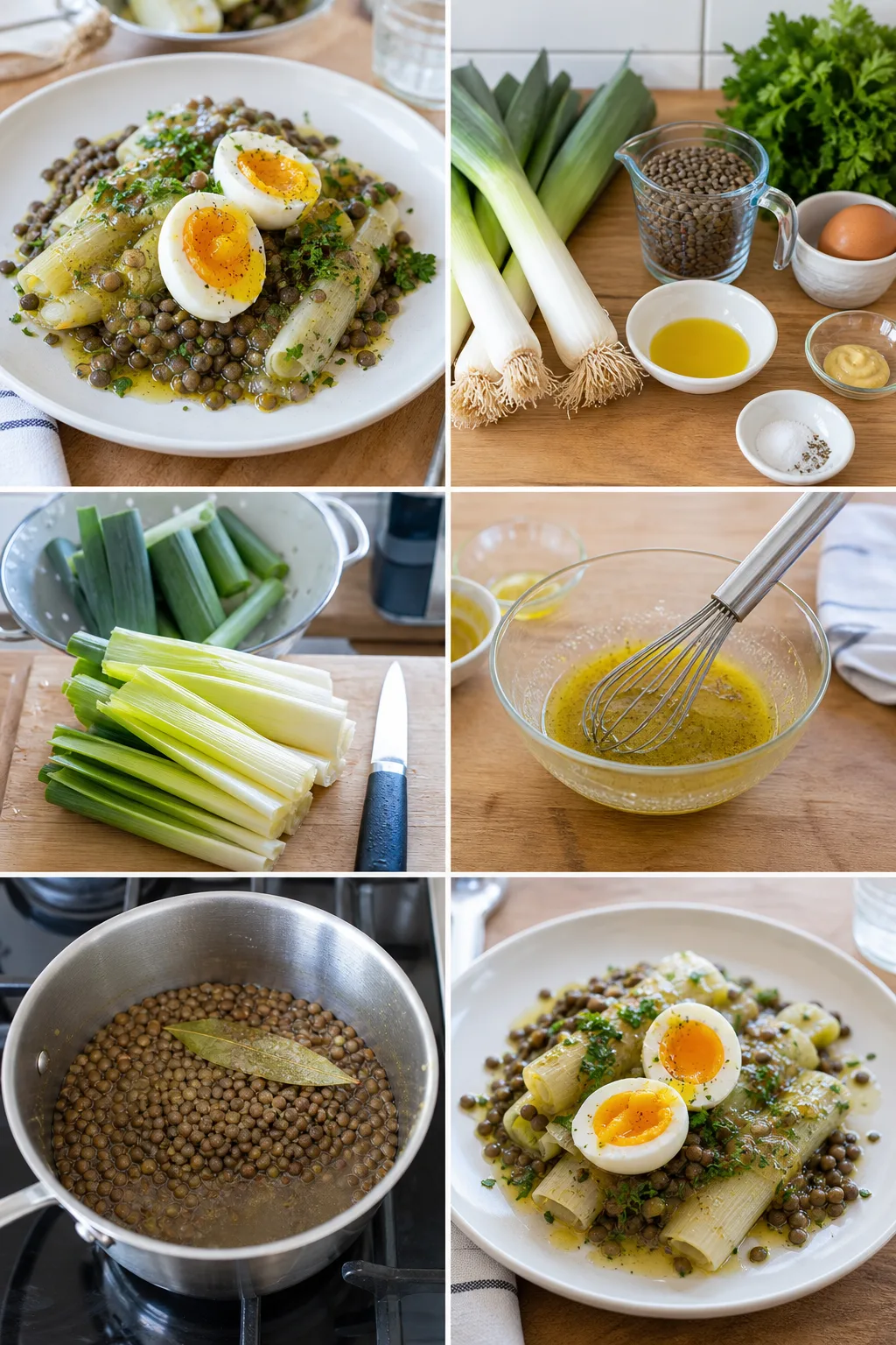Poireaux vinaigrette français allégé prêt à servir