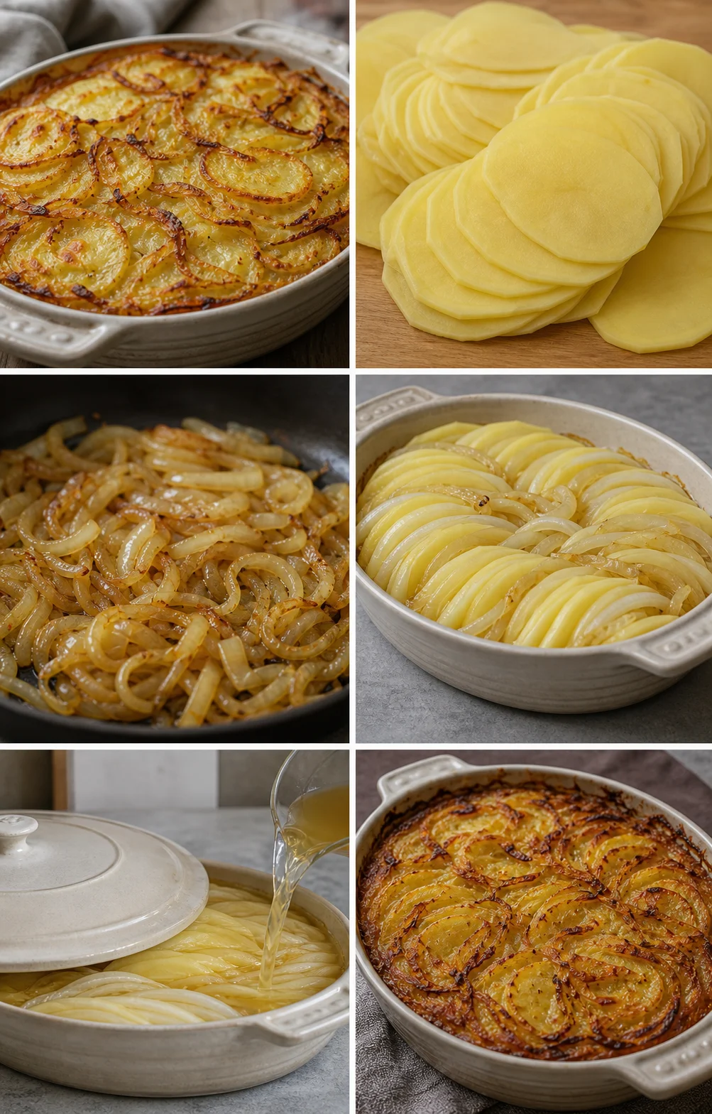 Plat français allégé Pommes boulangères prêt à servir
