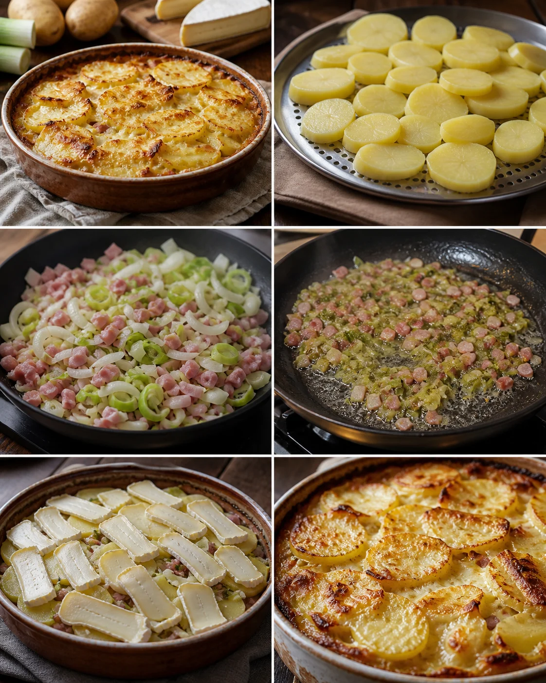 Plat français allégé Tartiflette prêt à servir