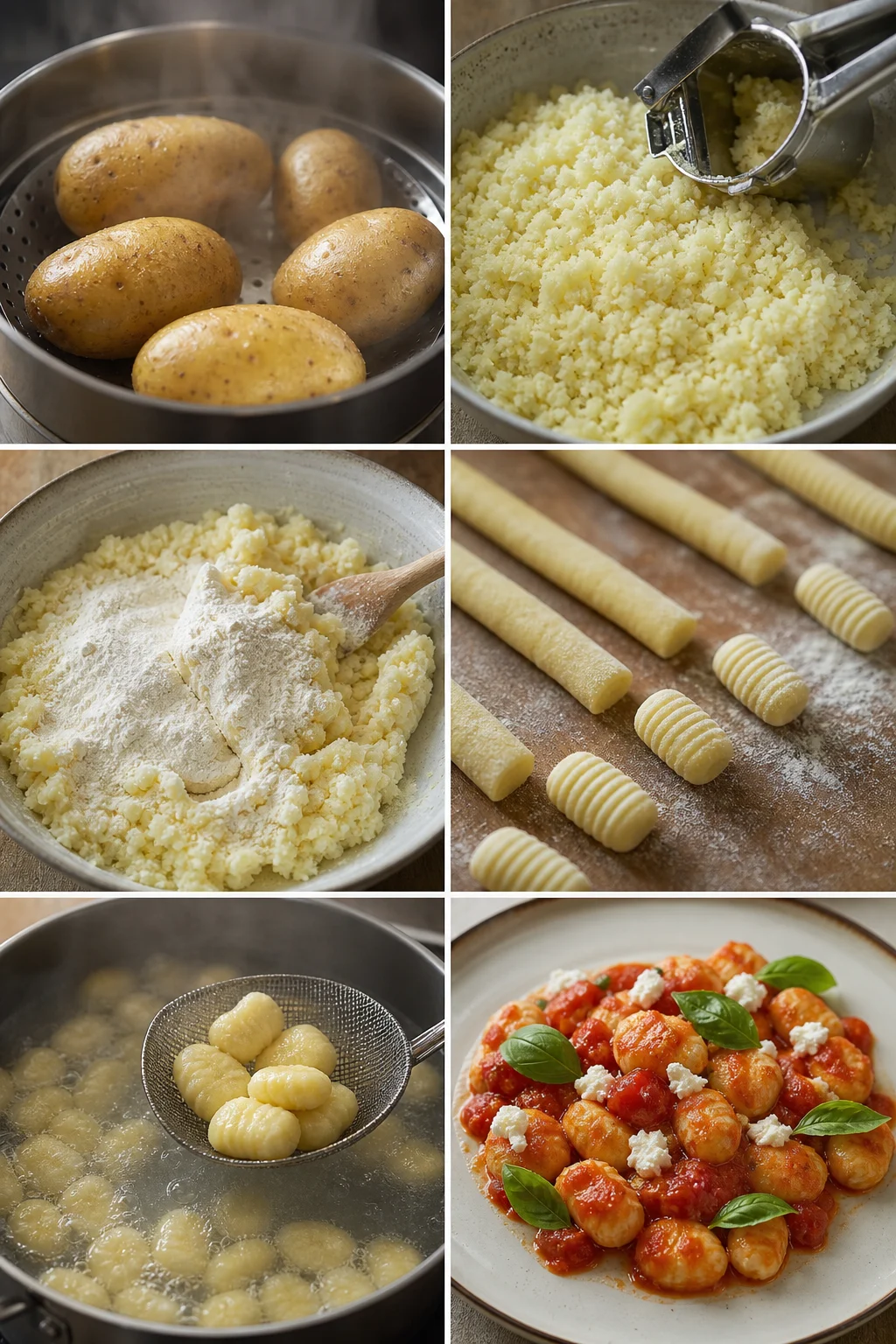 Gnocchi di patate italiano in versione equilibrata pronto da servire