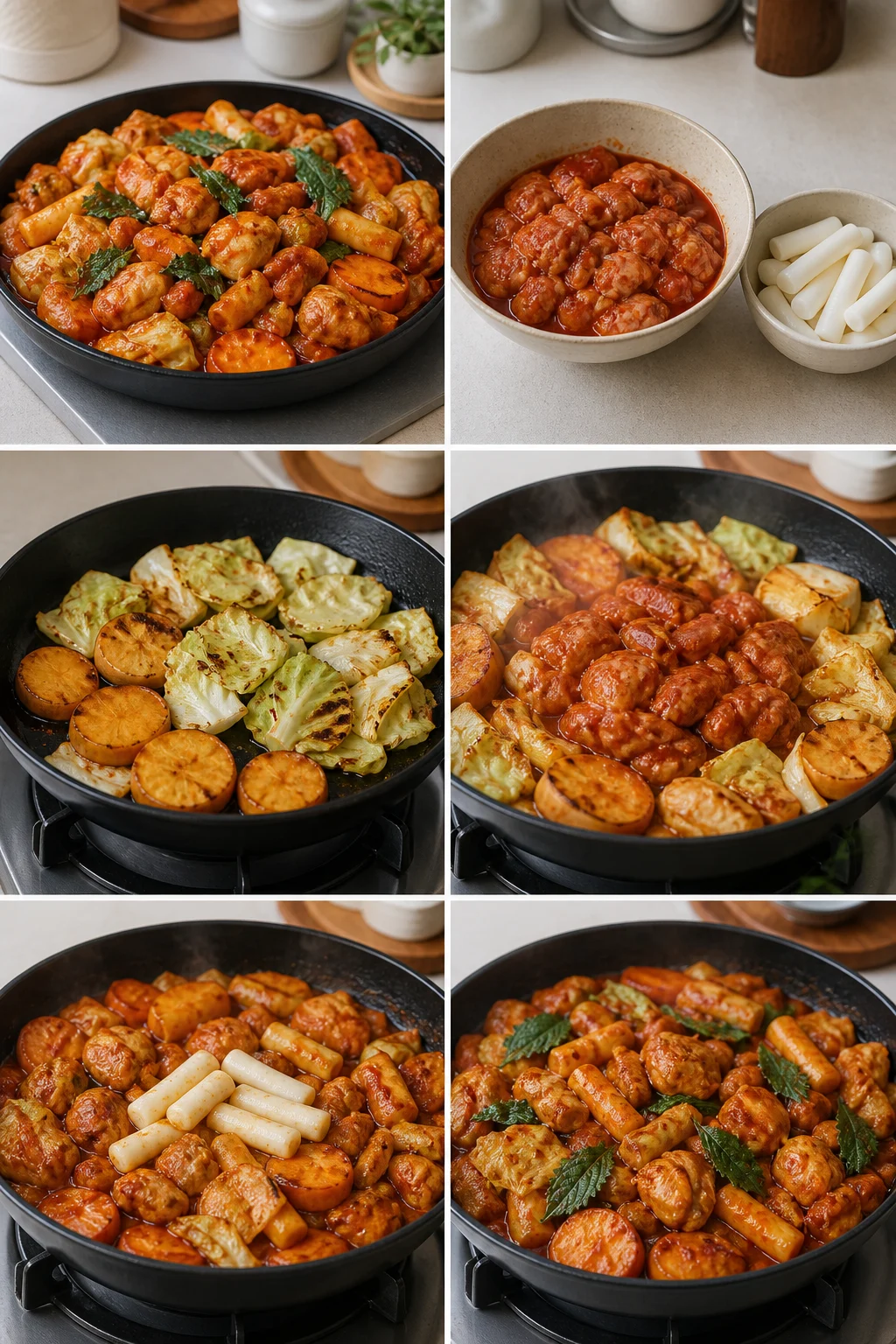 가볍게 완성한 닭갈비 한 그릇