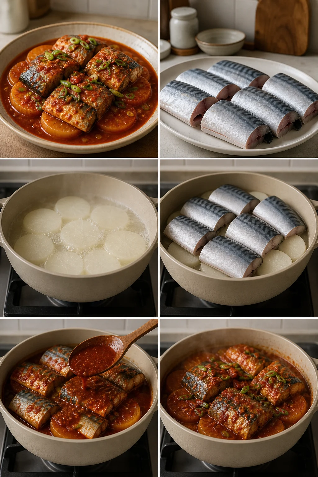 가볍게 완성한 고등어조림 한 그릇