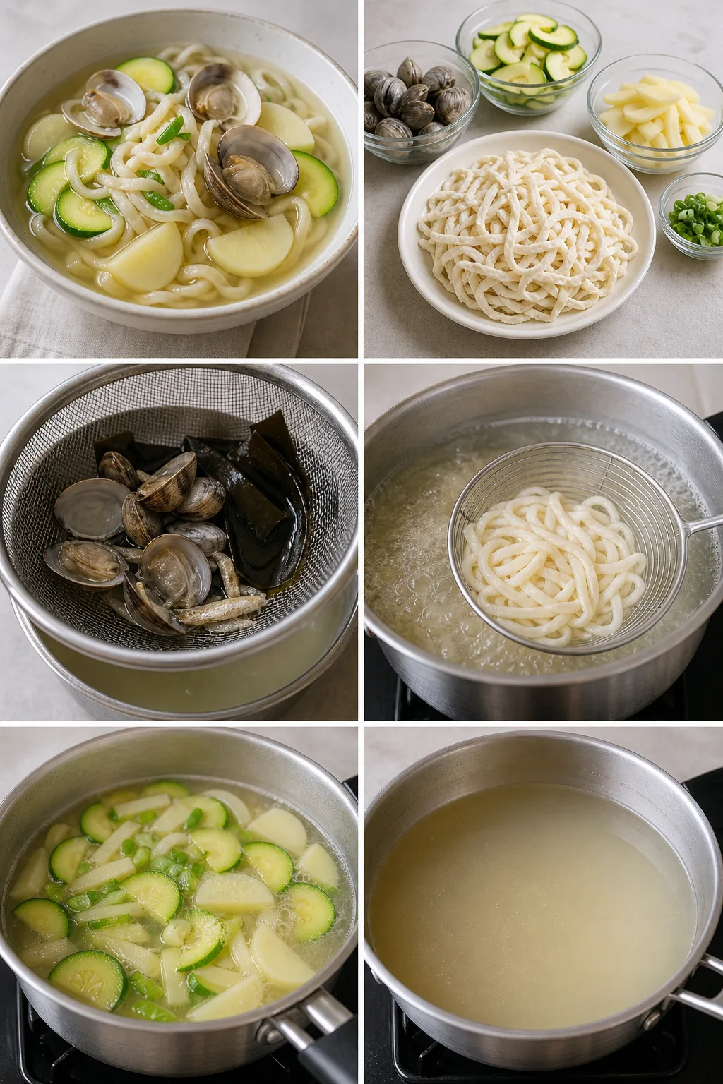 가볍게 완성한 칼국수 한 그릇