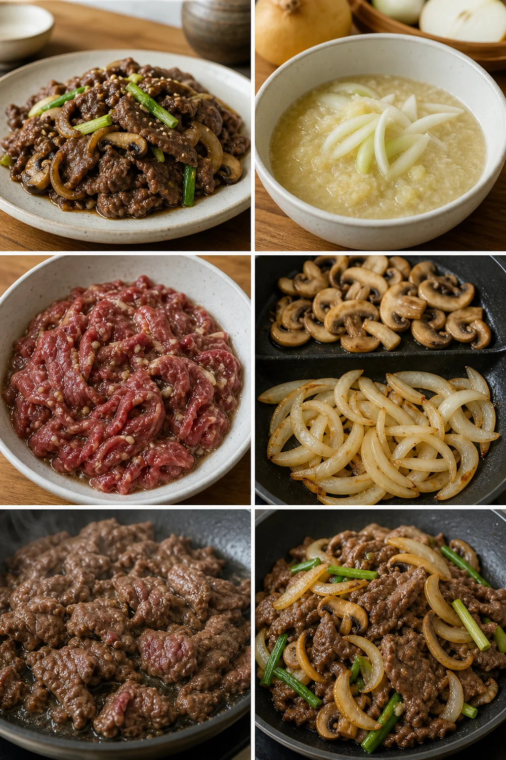 가볍게 완성한 소불고기 한 그릇
