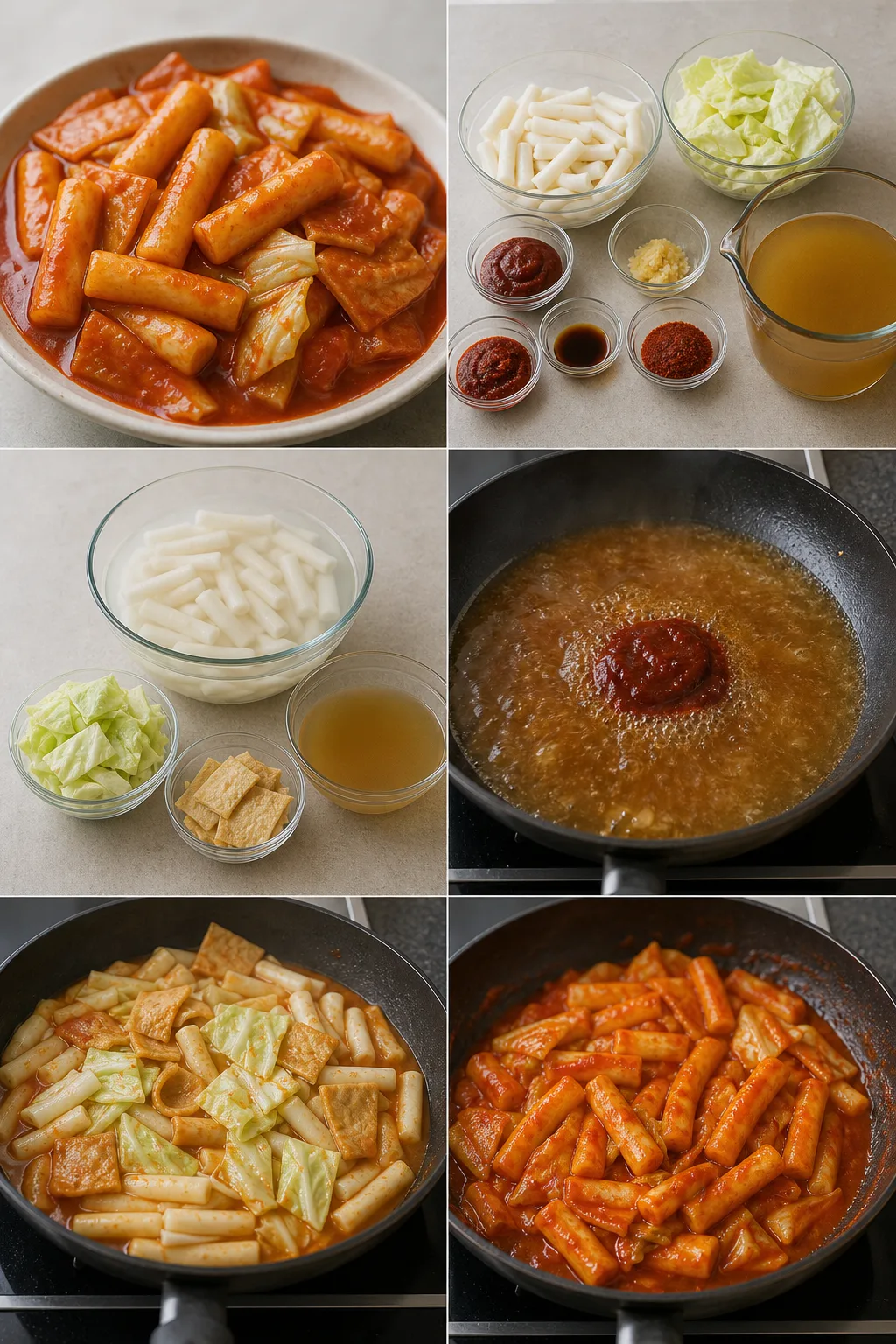 가볍게 완성한 떡볶이 한 그릇