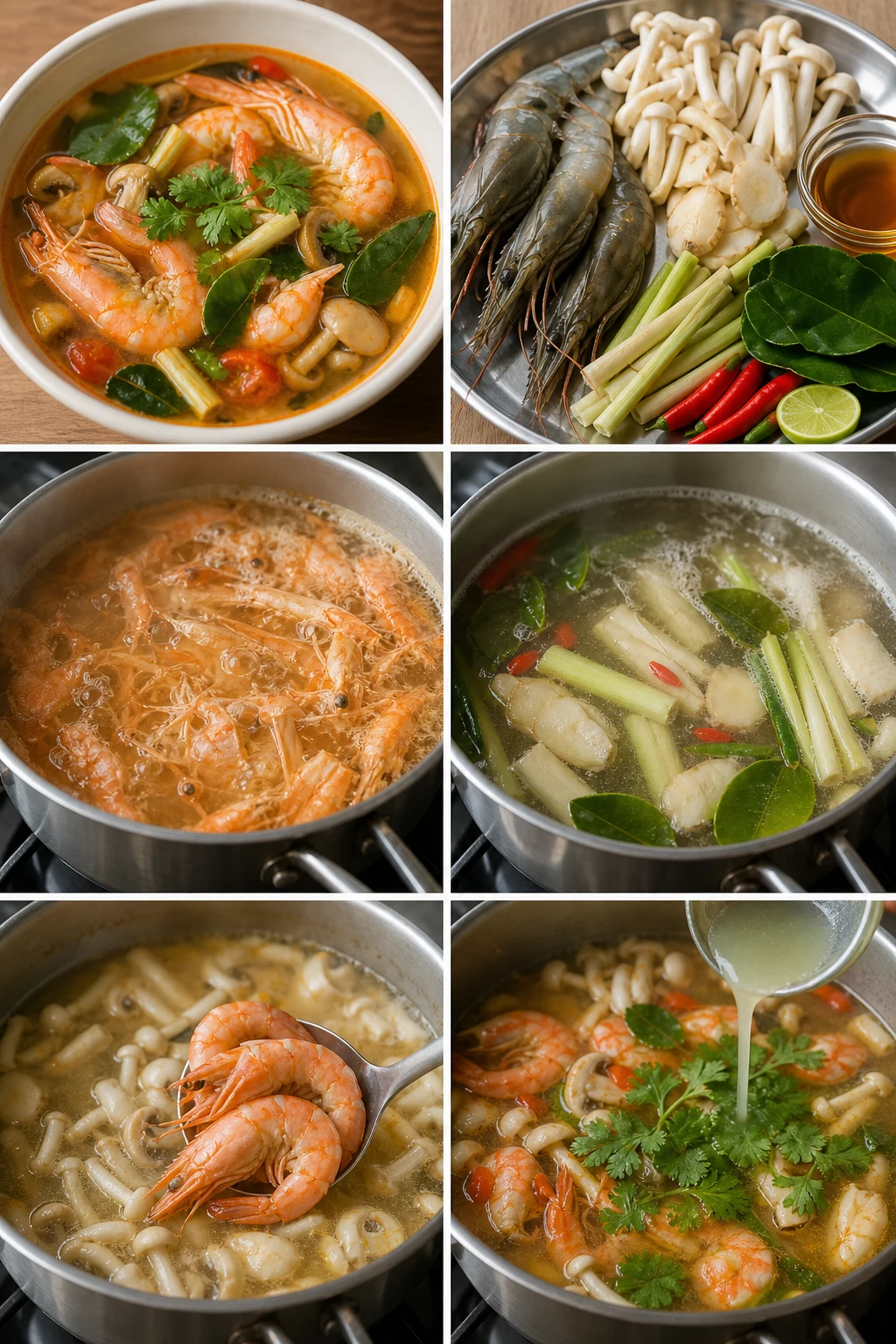 ต้มยำกุ้ง สูตรเบาลงจัดเสิร์ฟในปริมาณที่วัดไว้
