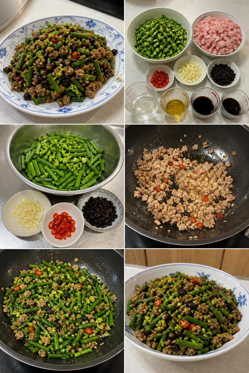 完成的清爽台灣家常蒼蠅頭
