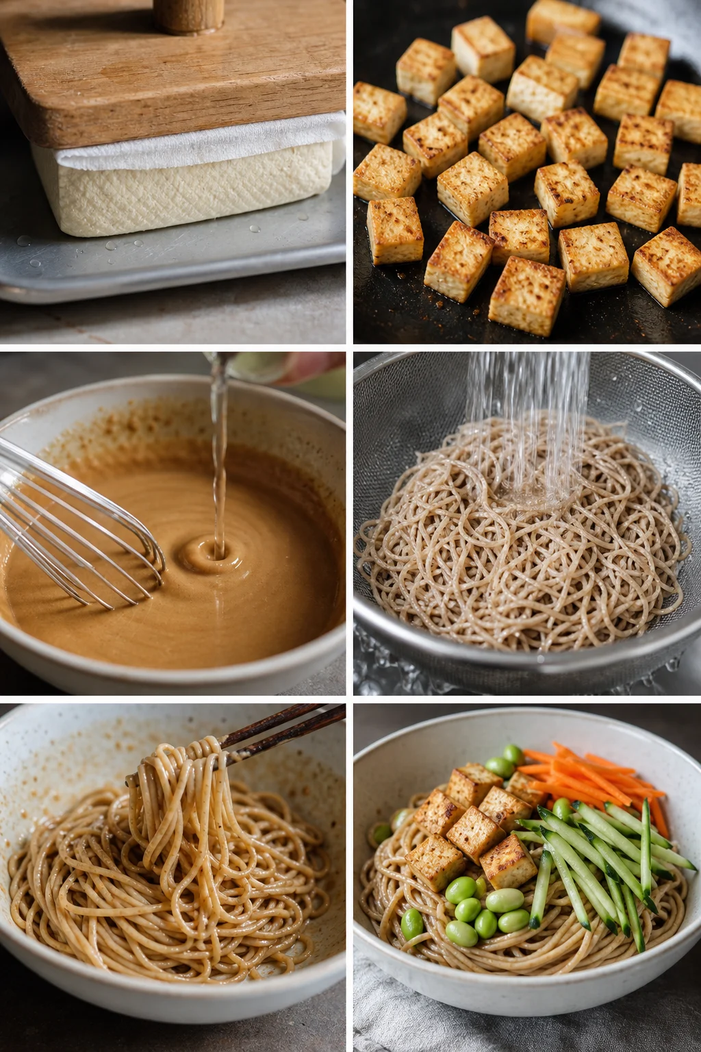 完成並控制份量的台灣料理麻醬麵