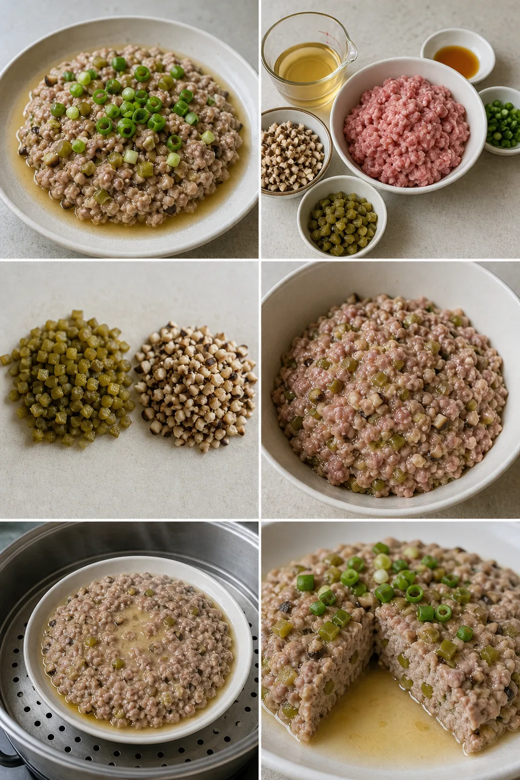 完成盛盤的清爽版瓜仔肉，保留台灣家常料理的原有樣貌